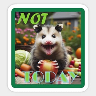 Joyful Opossum Sticker